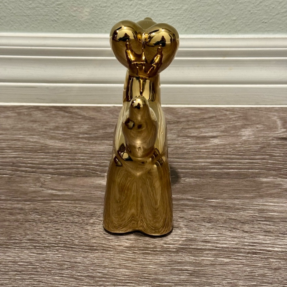 Three Hands Corp Gold Balloon Dog Desk/Shelf/Table Decoration NWT. - Picture 8 of 9